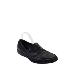 Tods Mens Leather Slip-on Dress Shoes Black Size 8 1/2